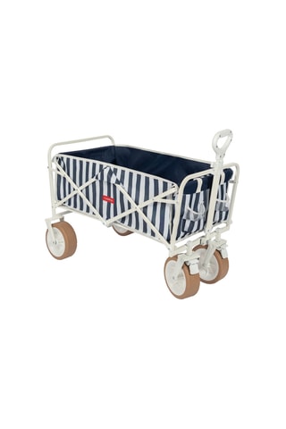 Chariot pliable - 55 x 82 x 75 cm - Bleu marine