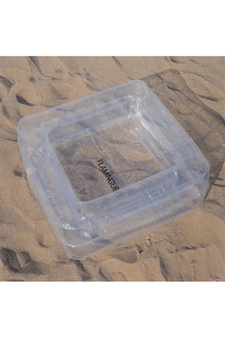 Bouée pour baignoire - 60 x 60 x 25 cm - Transparent