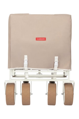 Chariot pliable - 55 x 82 x 75 cm - Beige