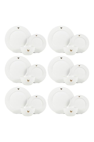 Vajilla de porcelana Gallus - 18 piezas