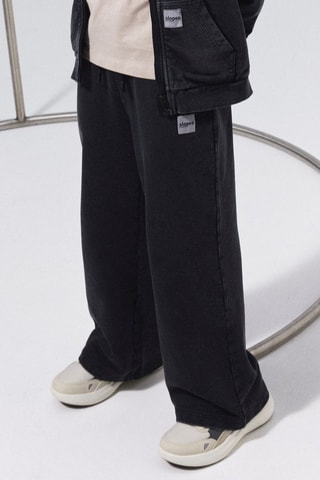 Pantalón de chándal de algodón orgánico - Negro - Name It