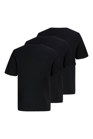 3 camisetas de algodón orgánico - Negro - Jack & Jones