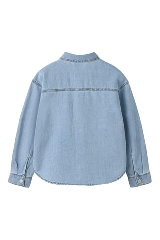 Camisa de algodón orgánico - Azul cobalto - Name It