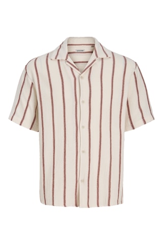 Camisa de algodón orgánico - Beige - Jack&Jones Junior