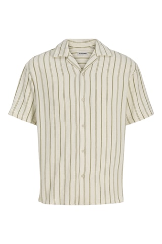 Camisa de algodón orgánico - Beige - Jack&Jones Junior