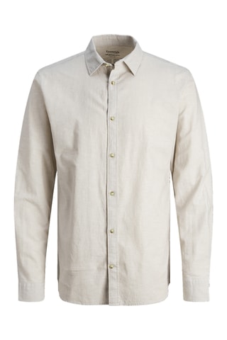 Camisa de lino - Crudo - Jack&Jones Junior