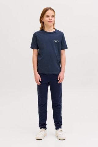 Camiseta de algodón orgánico - Azul marino - Jack & Jones
