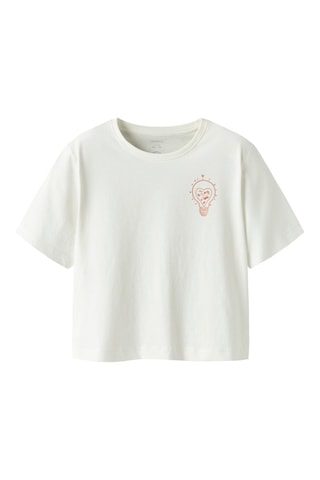 Camiseta de algodón orgánico - Blanco - Name It