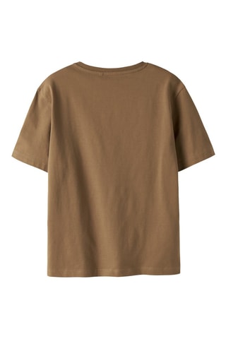 Camiseta de algodón orgánico - Marrón - Name It