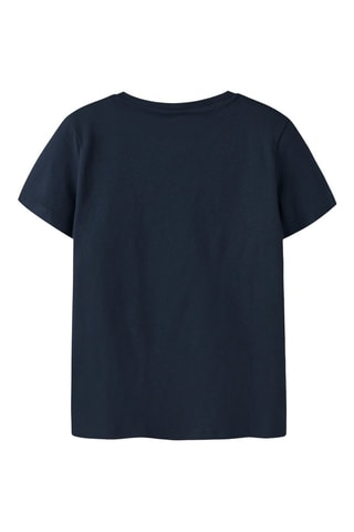 Camiseta de algodón orgánico - Azul marino - Name It