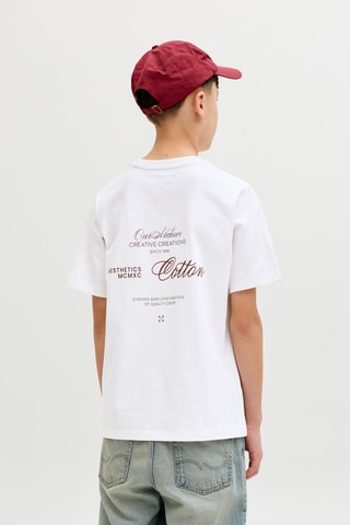 Camiseta de algodón orgánico - Blanco - Jack & Jones