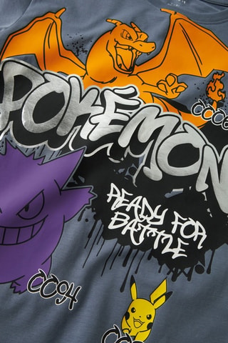 Camiseta Pokémon - Gris - Name It