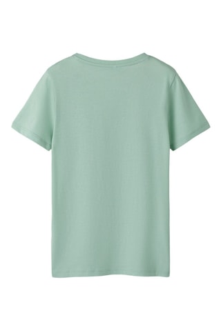Camiseta de algodón orgánico - Verde claro - Name It