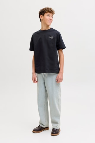 Camiseta de algodón orgánico - Negro - Jack & Jones