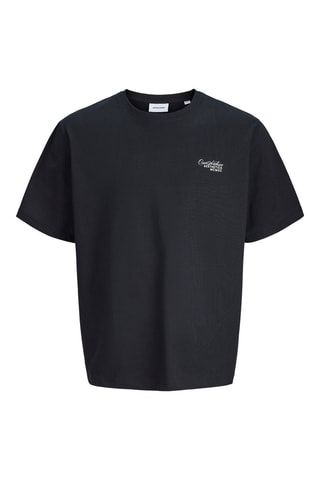 Camiseta de algodón orgánico - Negro - Jack & Jones