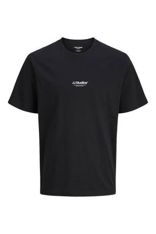 Camiseta de algodón orgánico - Negro - Jack&Jones Junior