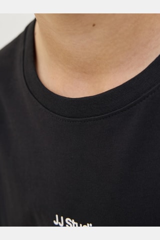 Camiseta de algodón orgánico - Negro - Jack&Jones Junior
