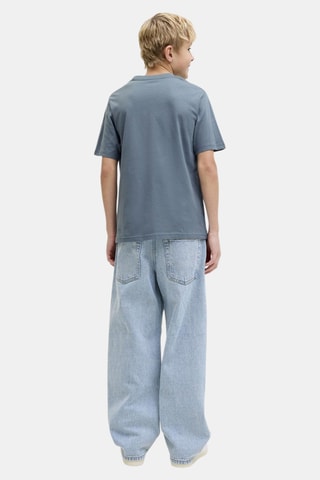 Camiseta de algodón orgánico - Azul cobalto - Jack&Jones Junior