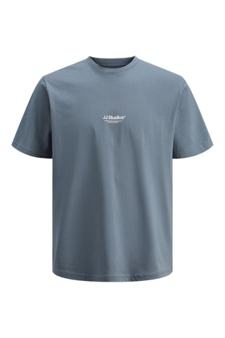 Camiseta de algodón orgánico - Azul cobalto - Jack&Jones Junior