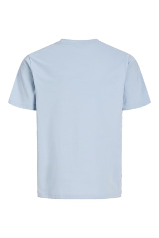 Camiseta de algodón orgánico - Celeste - Jack&Jones Junior