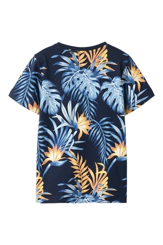 Camiseta de algodón orgánico - Azul - Name It