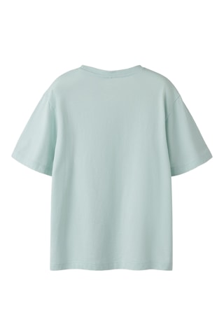 Camiseta de algodón orgánico - Verde agua - Name It