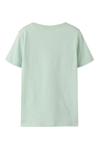 Camiseta de algodón orgánico - Verde agua - Name It