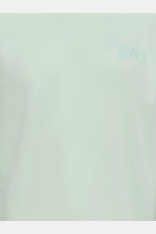 Camiseta de algodón orgánico - Verde agua - Only