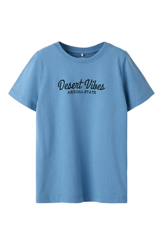 Camiseta de algodón orgánico - Azul cobalto - Name It