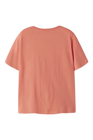 Camiseta de algodón orgánico - Coral - Name It