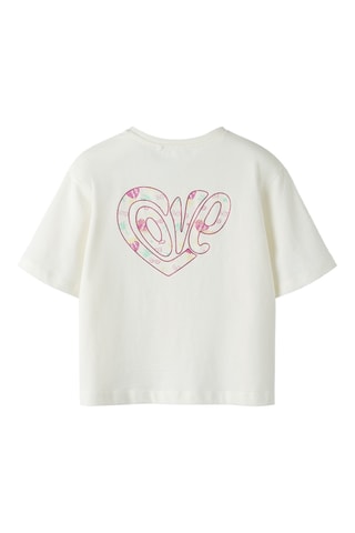 T-shirt en coton biologique - Blanc - Name It