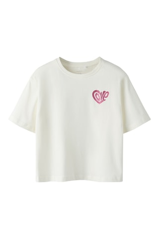 T-shirt en coton biologique - Blanc - Name It