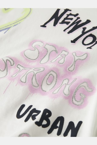 T-shirt en coton biologique - Blanc - Name It