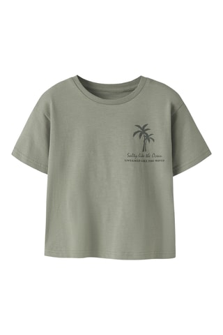 Camiseta de algodón orgánico - Caqui - Name It