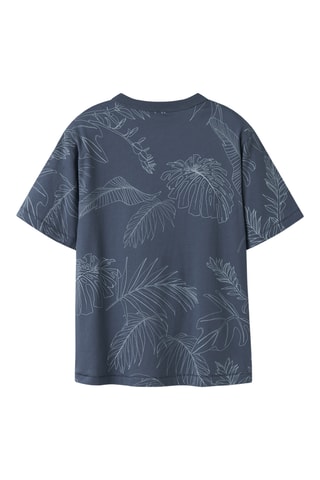 Camiseta de algodón orgánico - Azul - Name It