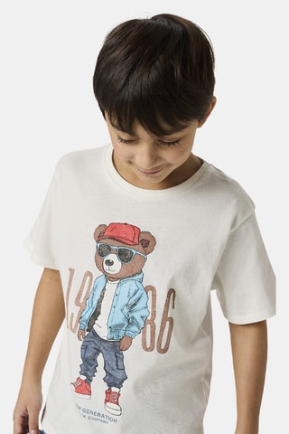 Camiseta de algodón orgánico - Blanco - Name It