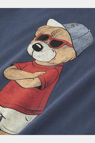 Camiseta de algodón orgánico - Índigo - Name It