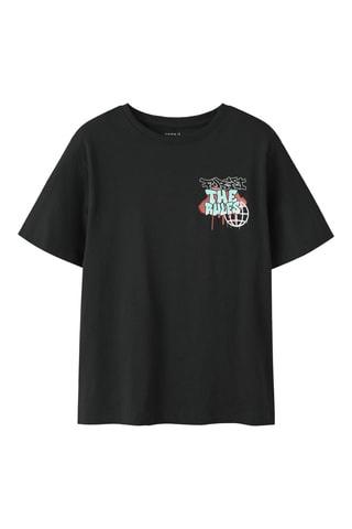Camiseta de algodón orgánico - Negro - Name It