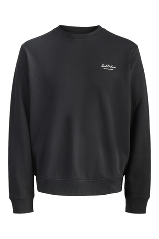 Sudadera de algodón orgánico - Negro - Jack&Jones Junior