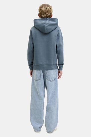 Sudadera de algodón orgánico con capucha - Azul cobalto - Jack&Jones Junior