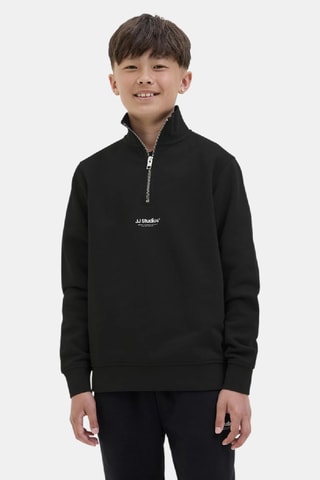Sudadera de algodón orgánico - Negro - Jack&Jones Junior