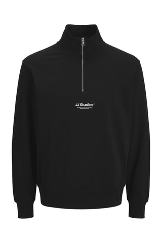 Sudadera de algodón orgánico - Negro - Jack&Jones Junior