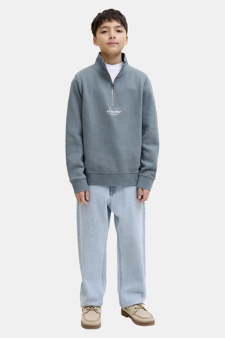 Sudadera de algodón orgánico - Azul claro - Jack&Jones Junior