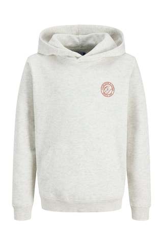 Sudadera de algodón orgánico - Crudo jaspeado - Jack & Jones