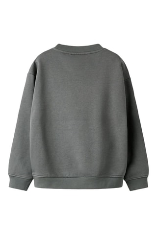 Sudadera relaxed de algodón orgánico - Gris - Name It