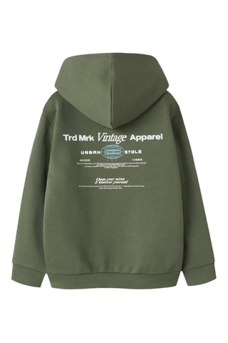 Sudadera de algodón orgánico - Caqui - Name It