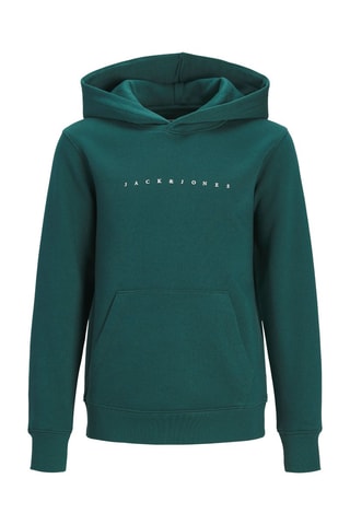 Sudadera de algodón orgánico - Verde oscuro - Jack & Jones