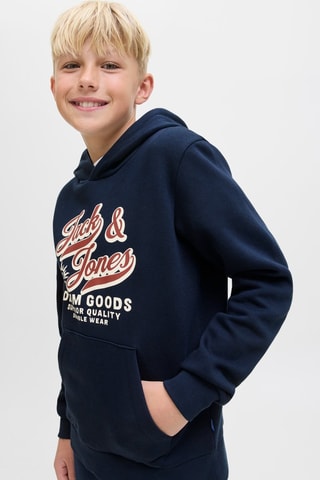 Sudadera de algodón orgánico - Azul marino - Jack & Jones