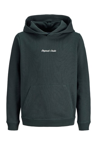 Sudadera con capucha - Verde oscuro - Jack & Jones