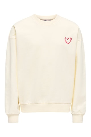 Sudadera de algodón orgánico - Crudo - Kids Only Girl